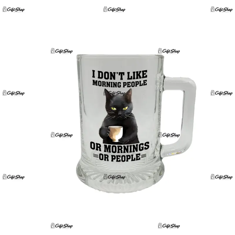 I don t like morning, halba cu mesaj